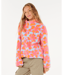 GIRLS NEON ISLES POLAR FLEECE - AQUA