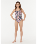 RIP CURL GIRLS SUNSET SKIES ONE PIECE - NAVY