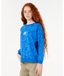 RIP CURL GIRLS AOTS-CODY WELSH CREW - ROYAL BLUE