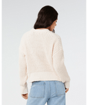 RIP CURL NEON ISLES CARDIGAN - OFF WHITE
