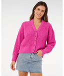 NEON ISLES CARDIGAN - LIGHT PINK