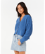 NEON ISLES CARDIGAN - BLUE GREY