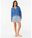 NEON ISLES CARDIGAN - BLUE GREY