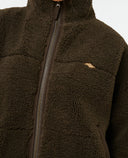 RIP CURL CALA NIGHTS SHERPA JACKET - BLACK OLIVE