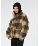 RIP CURL CALA NIGHTS CHECK JACKET - KHAKI