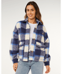 RIP CURL CALA NIGHTS CHECK JACKET - BLUE