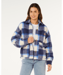 RIP CURL CALA NIGHTS CHECK JACKET - BLUE