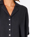 RIP CURL PREMIUM SURF S/S SHIRT - BLACK