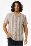 RIP CURL CHECK MATE S/S SHIRT - BONE