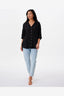 RIP CURL PREMIUM SURF LONG SLEEVE BUTTON UP SHIRT - BLACK