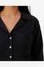 RIP CURL PREMIUM SURF LONG SLEEVE BUTTON UP SHIRT - BLACK