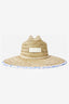 RIP CURL MIXED STRAW SUN HAT - MID BLUE