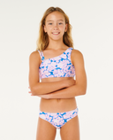 GIRLS SUNSHINE SQUAD BIKINI - ELECTRIC BLUE