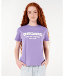 RIP CURL GIRLS SURF PUFF RELAXED TEE - PURPLE