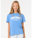 GIRLS SURF PUFF RELAXED TEE - BLUE