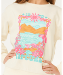 RIP CURL GIRLS SUNSHINE SQUAD CREW - BONE
