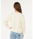 RIP CURL GIRLS SUNSHINE SQUAD CREW - BONE