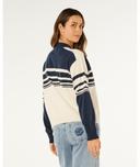 SURF SIDE STRIPE CREW - NAVY