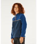 RIP CURL BOYS HERITAGE POLAR FLEECE - LIGHT NAVY