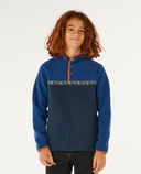 RIP CURL BOYS HERITAGE POLAR FLEECE - LIGHT NAVY