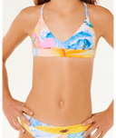 RIP CURL GIRLS MALIBU BIKINI - MULTICO