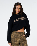 RIP CURL HALF MOON BAY SWEATER - BLACK