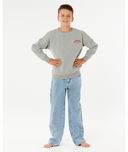BOYS SHRED TILL DEAD CREW - GREY MARLE