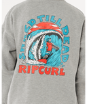 BOYS SHRED TILL DEAD CREW - GREY MARLE