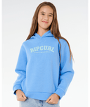 RIP CURL GIRLS STAPLE VARISTY HOOD - CORNFLOWER BLUE