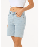 RIP CURL AGGIE RELAXED DENIM SHORT - VINTAGE BLUE