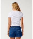 TABBY DENIM SHORT - MID BLUE