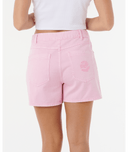 RIP CURL TABBY DENIM SHORT - PINK