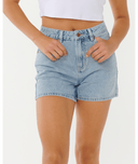 RIP CURL TABBY DENIM SHORT - VINTAGE BLUE