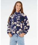 RIP CURL GIRLS SURFSIDE Z/T POLAR - NAVY