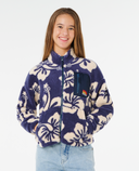 RIP CURL GIRLS SURFSIDE Z/T POLAR - NAVY