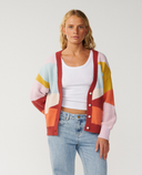 RIP CURL SURF REVIVAL JACQUARD CARDI - MULTICO