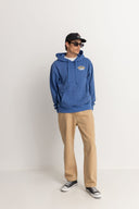 RHYTHM MOTEL VINTAGE FLEECE HOOD - COBALT