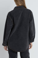RHYTHM OVERSIZED DENIM SHACKET - GREY