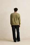 RHYTHM DRIFTER SALT WASH CREW - OLIVE