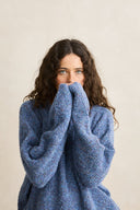 RHYTHM BANKS KNIT JUMPER - DARK BLUE