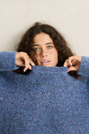 RHYTHM BANKS KNIT JUMPER - DARK BLUE