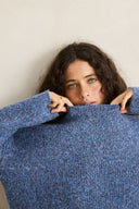 RHYTHM BANKS KNIT JUMPER - DARK BLUE