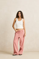 RHYTHM KIRRA CHECK PANT - PINK