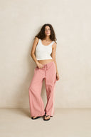 RHYTHM KIRRA CHECK PANT - PINK