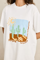 RHYTHM VINTAGE DESERT OVERSIZED T-SHIRT - VINTAGE WHITE