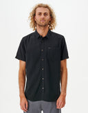 RIP CURL CLASSIC SURF WASHED S/S SHIRT - BLACK