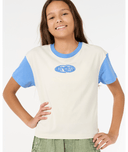 GIRLS ISLAND BLISS CROP TEE - BONE