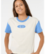GIRLS ISLAND BLISS CROP TEE - BONE