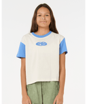 GIRLS ISLAND BLISS CROP TEE - BONE