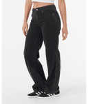 RIP CURL AGGIE RELAXED JEANS - BLACK